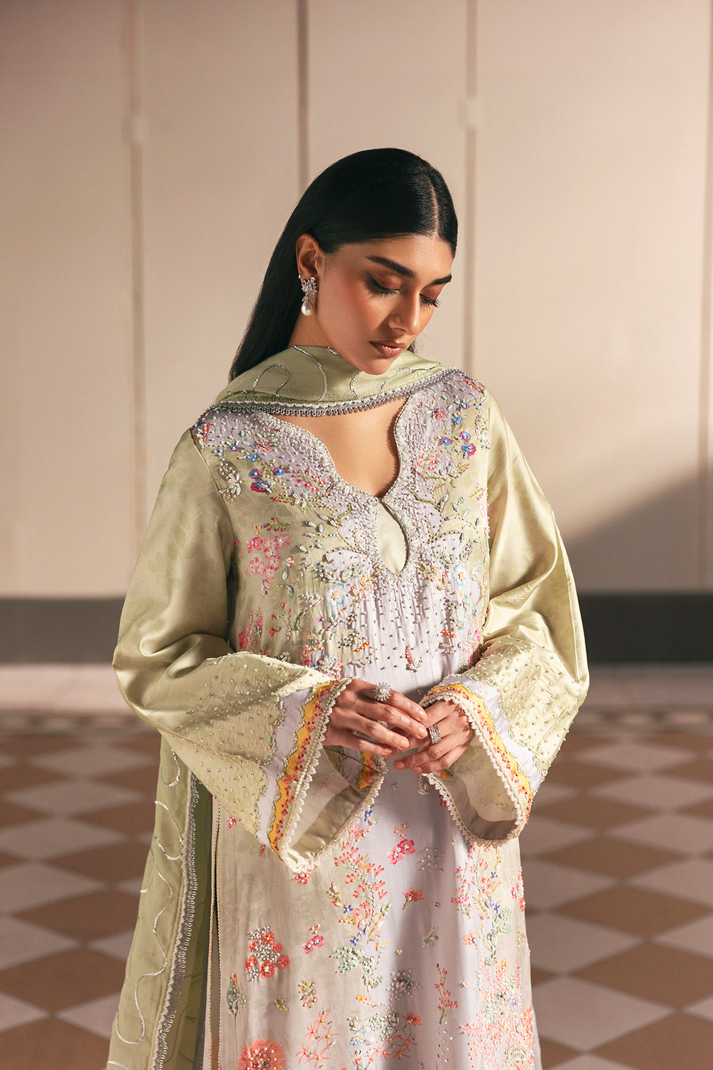 Afrozeh | Silk Muse 26 | Sublime by Afrozeh - Designer Dress  - Type : Ladies Clothes - Available at Libayah - 100% Original 
