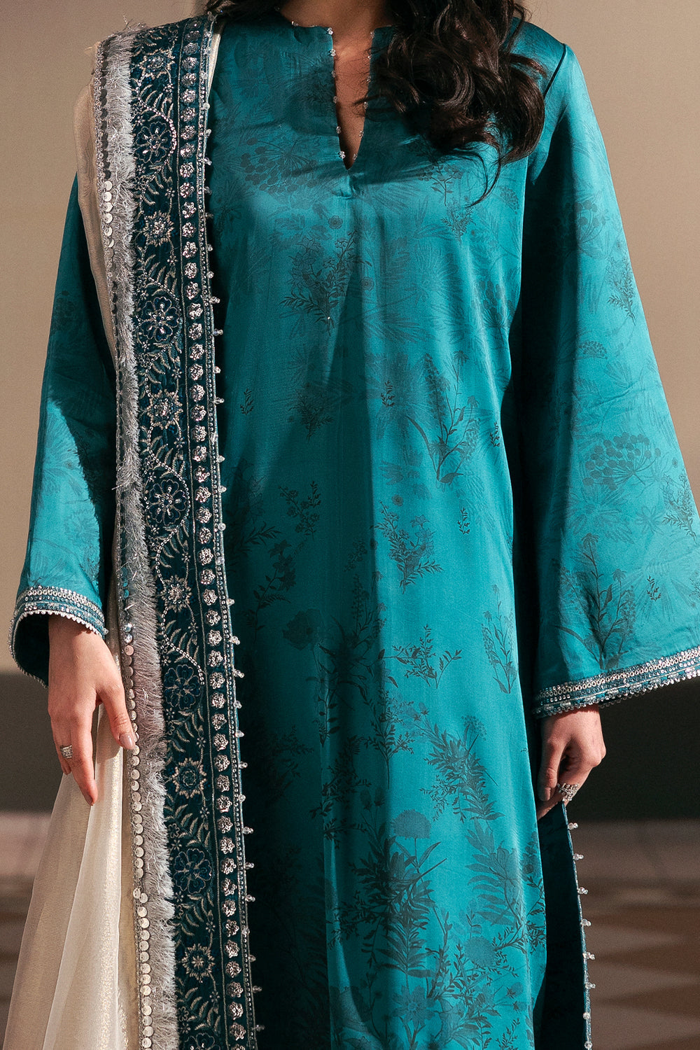 Afrozeh | Silk Muse 26 | Veloural by Afrozeh - Designer Dress  - Type : Ladies Clothes - Available at Libayah - 100% Original 