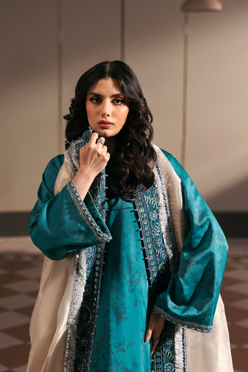 Afrozeh | Silk Muse 26 | Veloural by Afrozeh - Designer Dress  - Type : Ladies Clothes - Available at Libayah - 100% Original 