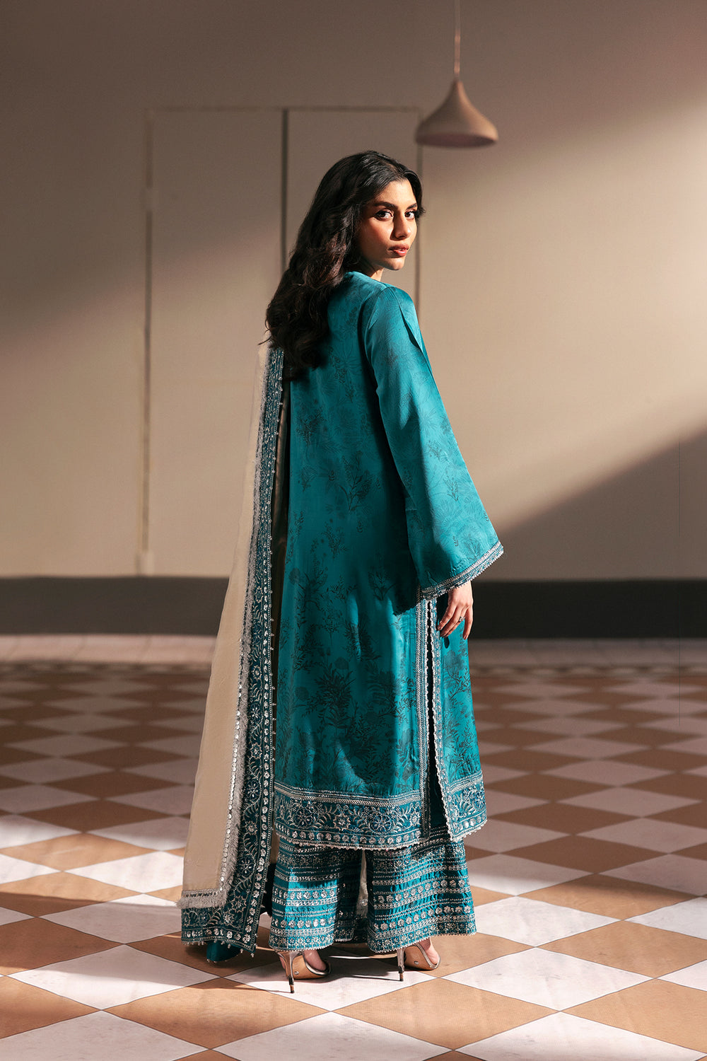 Afrozeh | Silk Muse 26 | Veloural by Afrozeh - Designer Dress  - Type : Ladies Clothes - Available at Libayah - 100% Original 