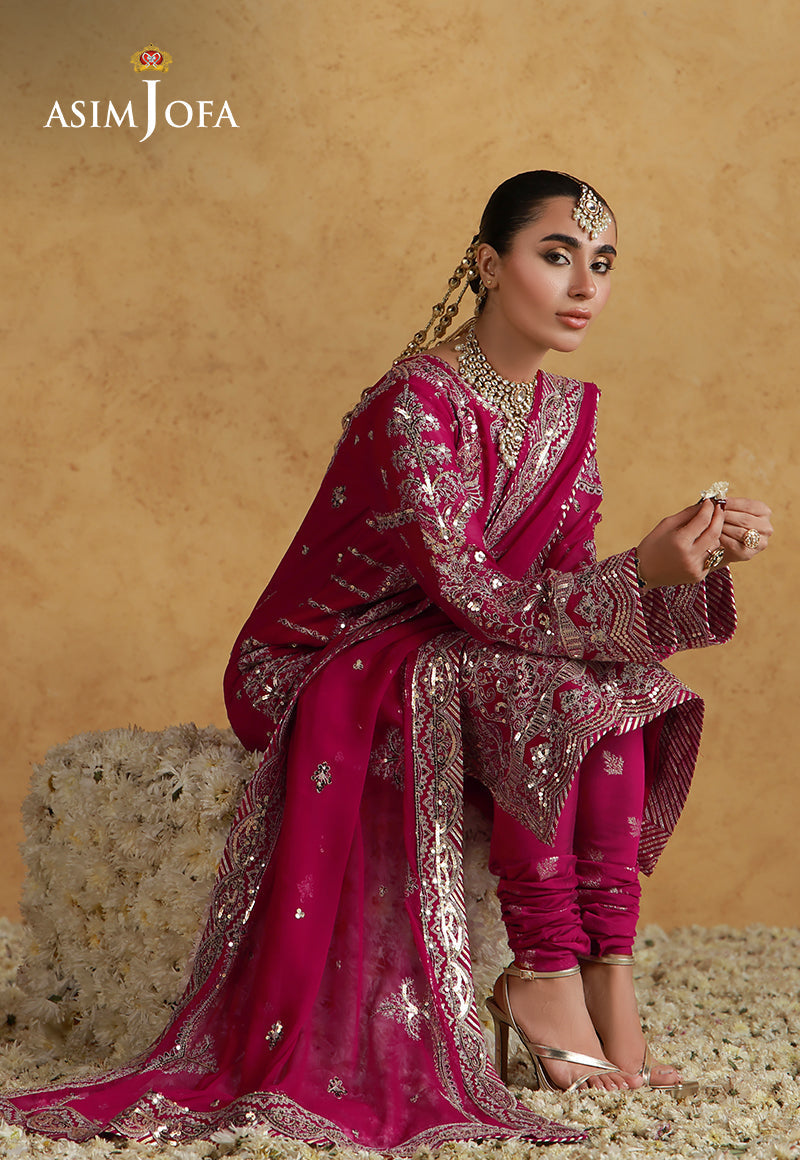 Asim Jofa | Wedding Festive Collection | AJULN-21 by Asim Jofa - Designer Dress  - Type : Ladies Clothes - Available at Libayah - 100% Original 