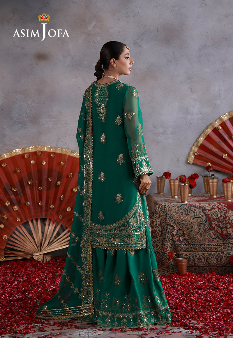 Asim Jofa | Wedding Festive Collection | AJULN-16 by Asim Jofa - Designer Dress  - Type : Ladies Clothes - Available at Libayah - 100% Original 