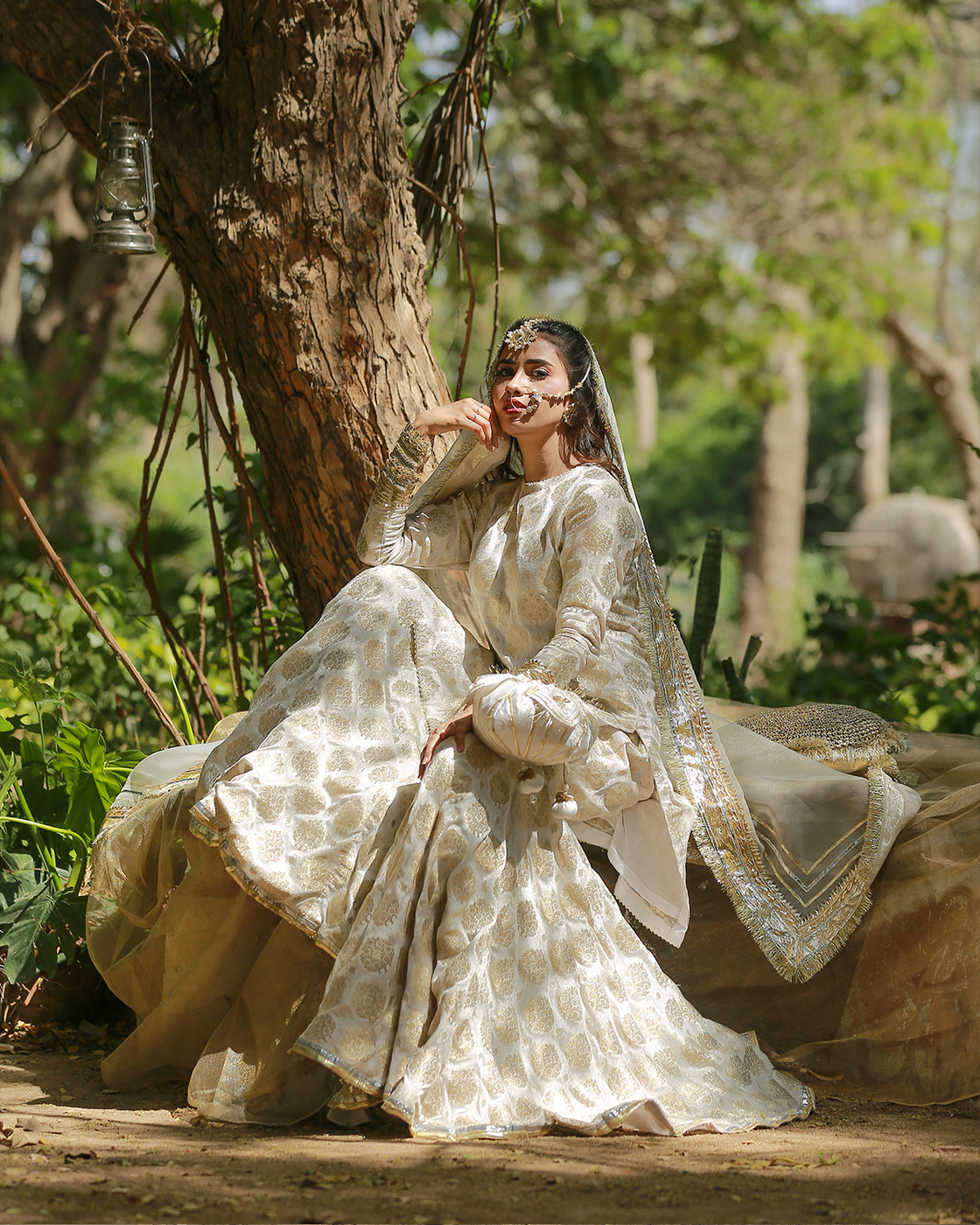 Zar | Gharara Formals | White by Zar - Designer Dress - Type: Ladies Clothes - Available at Libayah - 100% Original