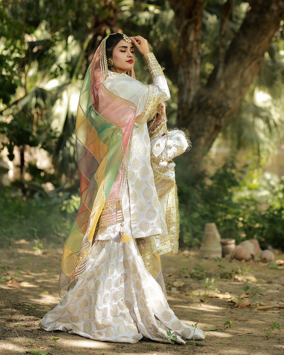 Zar | Gharara Formals | White by Zar - Designer Dress - Type: Ladies Clothes - Available at Libayah - 100% Original
