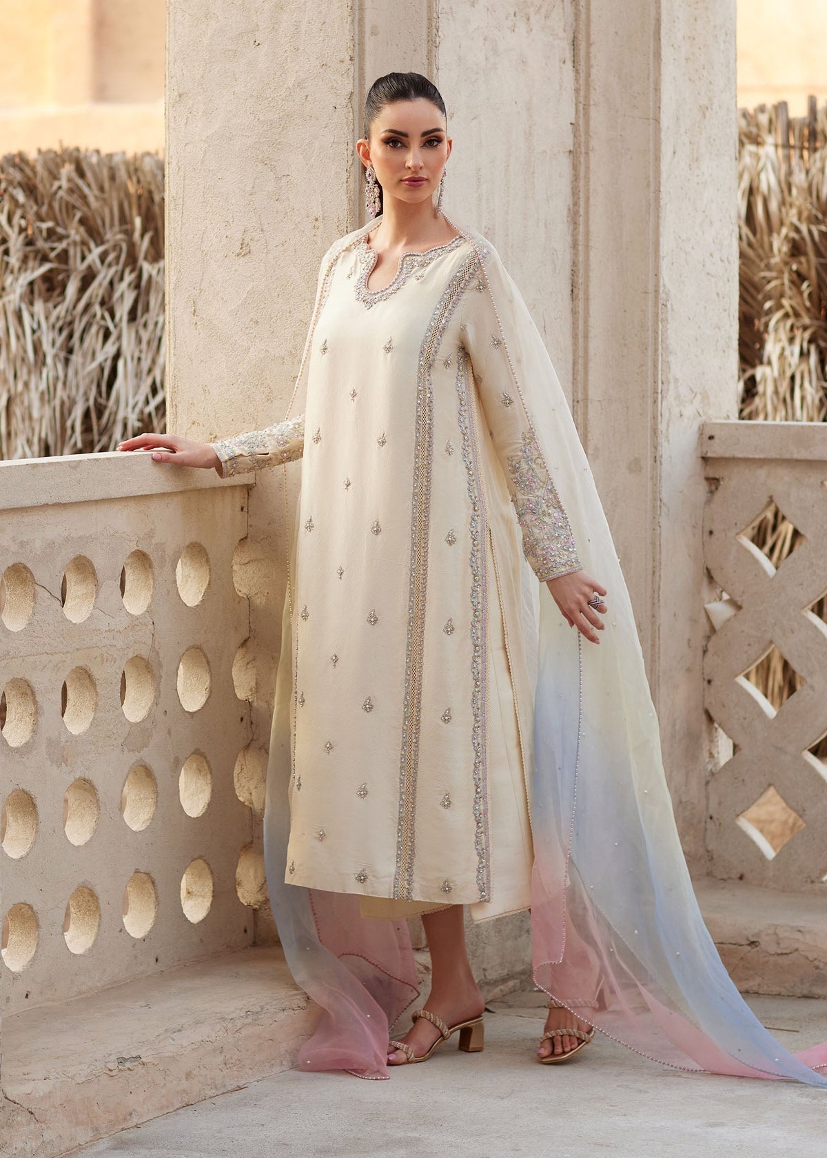 Kanwal Malik | Ghina Luxury Pret | Reham by Kanwal Malik - Designer Dress  - Type : Ladies Clothes - Available at Libayah - 100% Original 