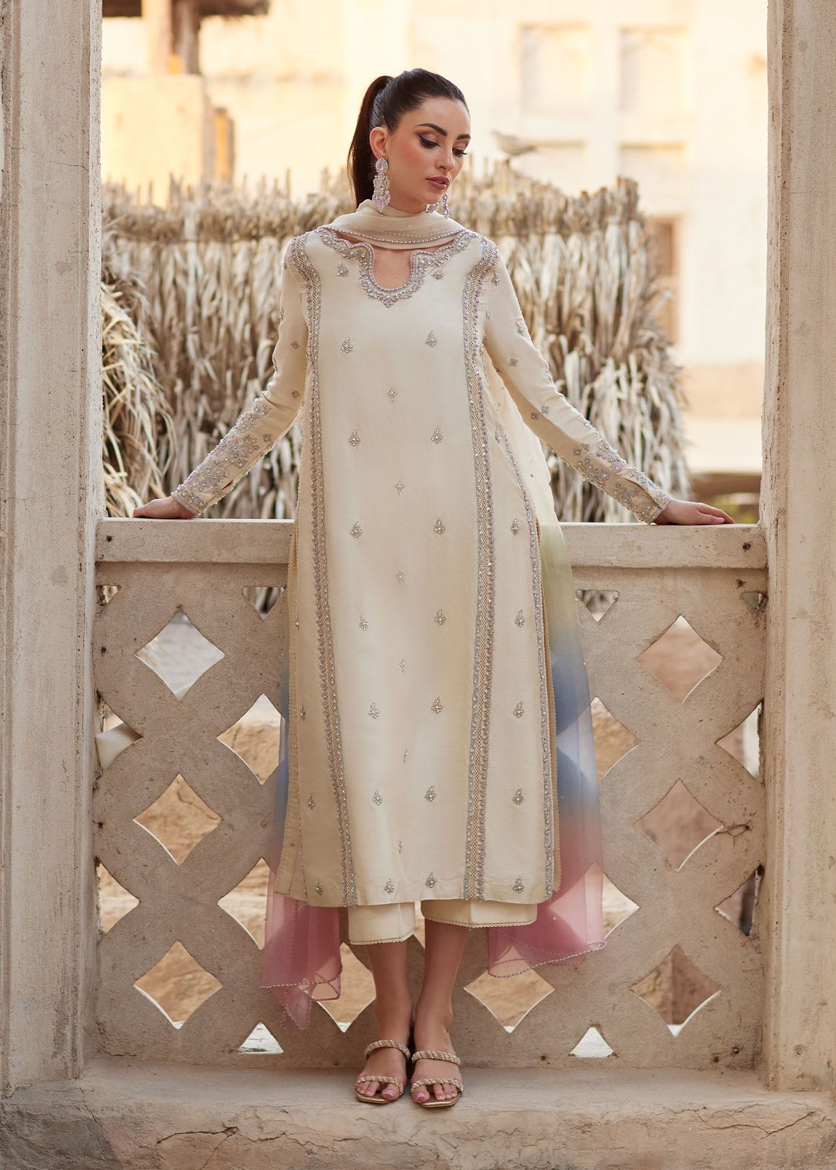Kanwal Malik | Ghina Luxury Pret | Reham by Kanwal Malik - Designer Dress  - Type : Ladies Clothes - Available at Libayah - 100% Original 