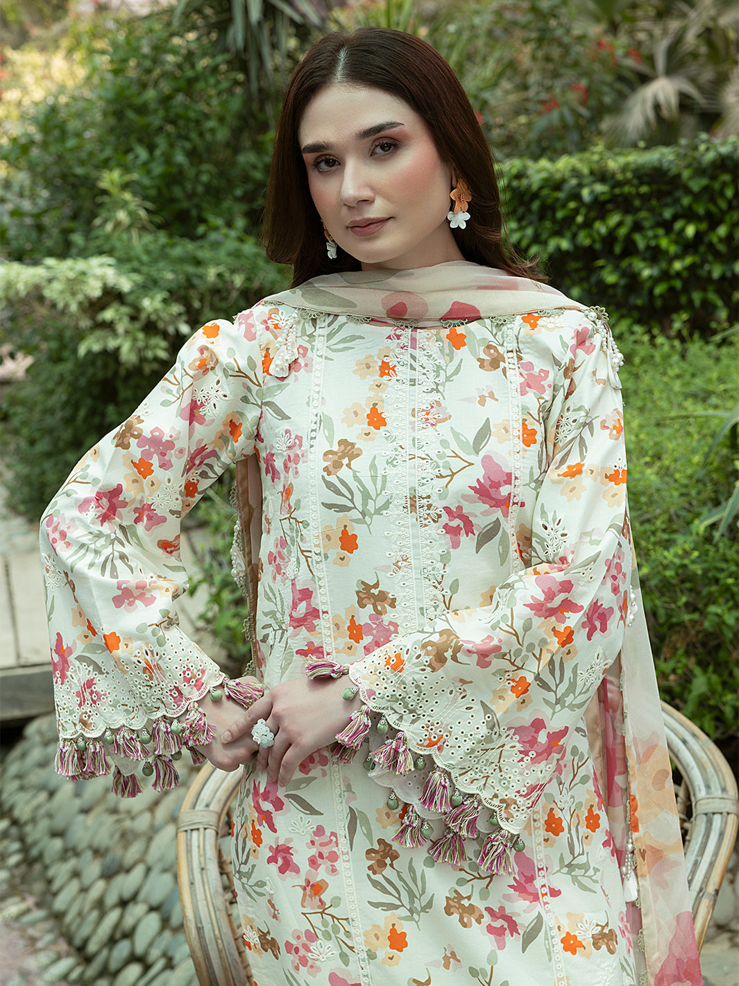 Izel | Oh Spring Lawn 25 | WISTERIA by Izel - Designer Dress - Type: Ladies Clothes - Available at Libayah - 100% Original