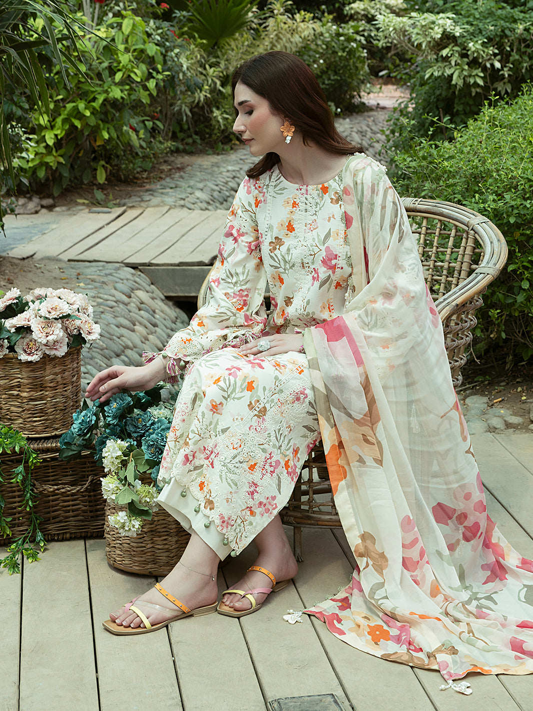 Izel | Oh Spring Lawn 25 | WISTERIA by Izel - Designer Dress - Type: Ladies Clothes - Available at Libayah - 100% Original