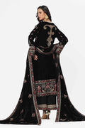 Gul Ahmed | Winter Collection 24 | Velvet Dupatta WV-42002 by Gul Ahmed - Designer Dress - Type: Ladies Clothes - Available at Libayah - 100% Original
