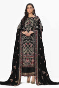 Gul Ahmed | Winter Collection 24 | Velvet Dupatta WV-42002 by Gul Ahmed - Designer Dress - Type: Ladies Clothes - Available at Libayah - 100% Original