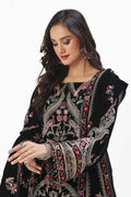 Gul Ahmed | Winter Collection 24 | Velvet Dupatta WV-42002 by Gul Ahmed - Designer Dress - Type: Ladies Clothes - Available at Libayah - 100% Original