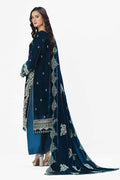 Gul Ahmed | Winter Collection 24 | Velvet Dupatta WV-42004 by Gul Ahmed - Designer Dress - Type: Ladies Clothes - Available at Libayah - 100% Original