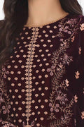 Gul Ahmed | Winter Collection 24 | Velvet Dupatta WV-42006 by Gul Ahmed - Designer Dress - Type: Ladies Clothes - Available at Libayah - 100% Original