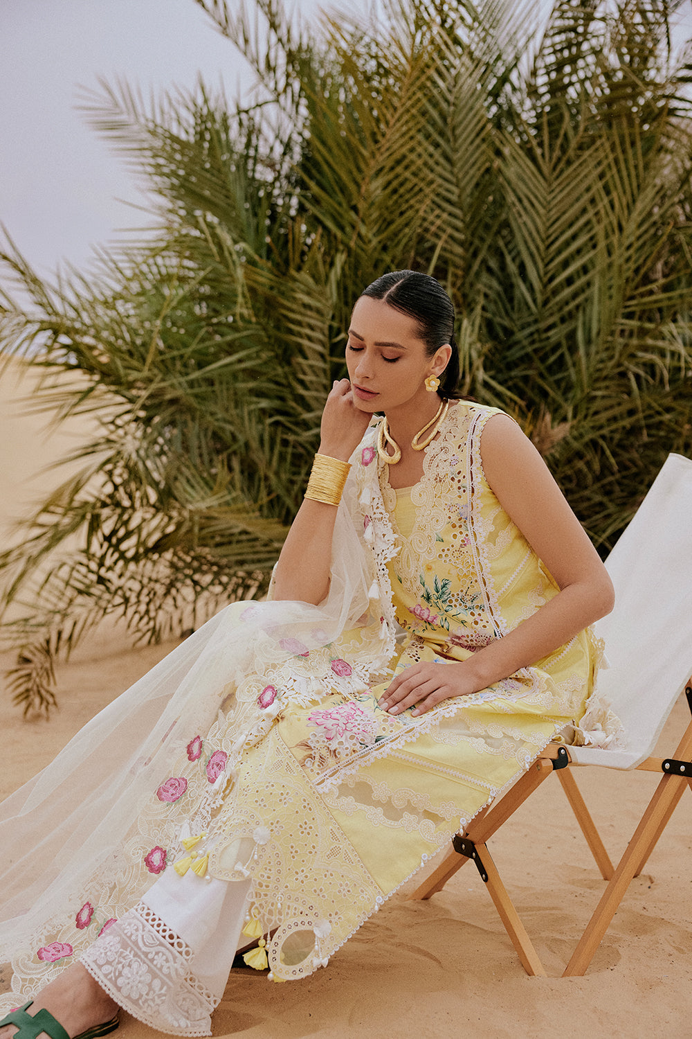 Saira Rizwan | Luxury Lawn 26 | AREZOU-SRL26-04 by Saira Rizwan - Designer Dress  - Type : Ladies Clothes - Available at Libayah - 100% Original 