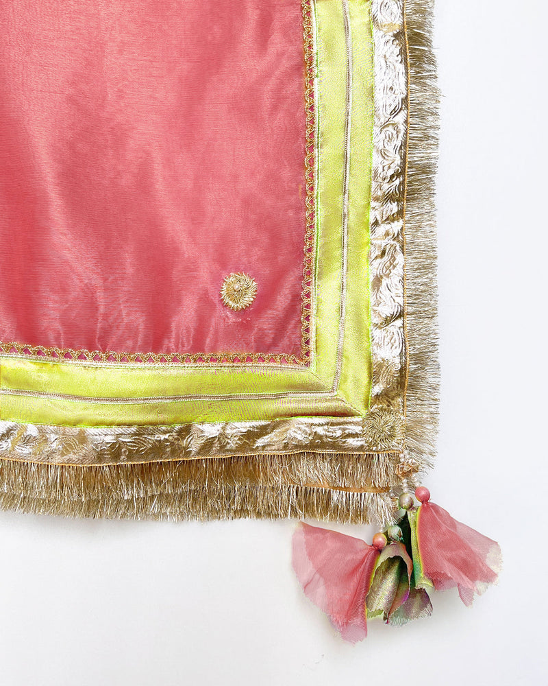 Zar | Gharara Formals | Yellow/Pink by Zar - Designer Dress - Type: Ladies Clothes - Available at Libayah - 100% Original