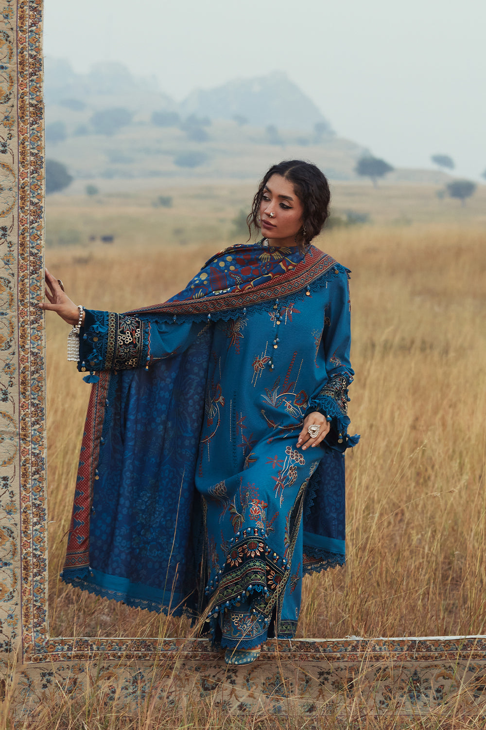 Saira Rizwan | Winter Khaddar 25 | SAHAR-SRW25-10 by Saira Rizwan - Designer Dress  - Type : Ladies Clothes - Available at Libayah - 100% Original 