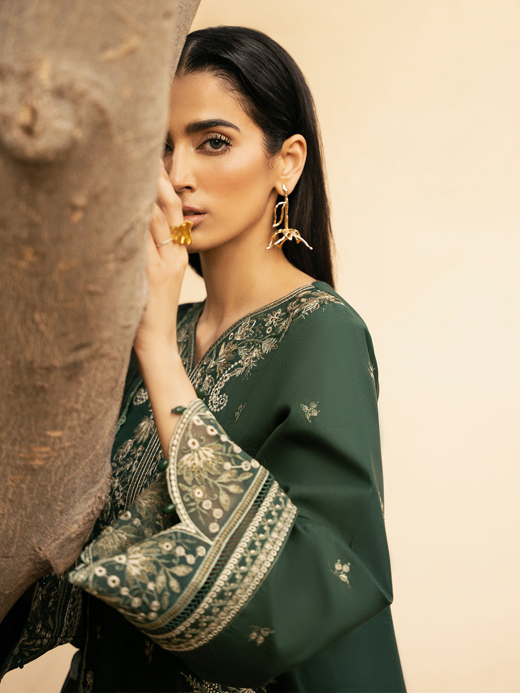 Izel | Dastak Luxury Lawn | ZAIB by Izel - Designer Dress - Type: Ladies Clothes - Available at Libayah - 100% Original