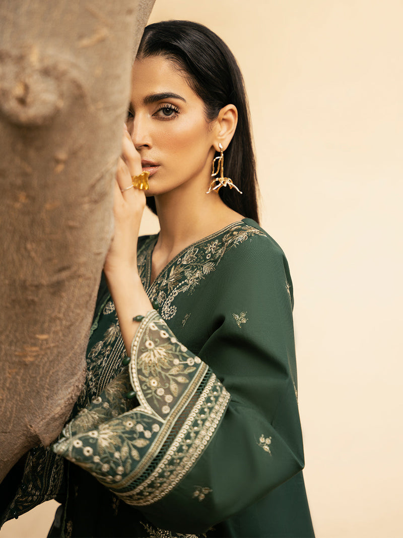 Izel | Dastak Luxury Lawn | ZAIB by Izel - Designer Dress - Type: Ladies Clothes - Available at Libayah - 100% Original