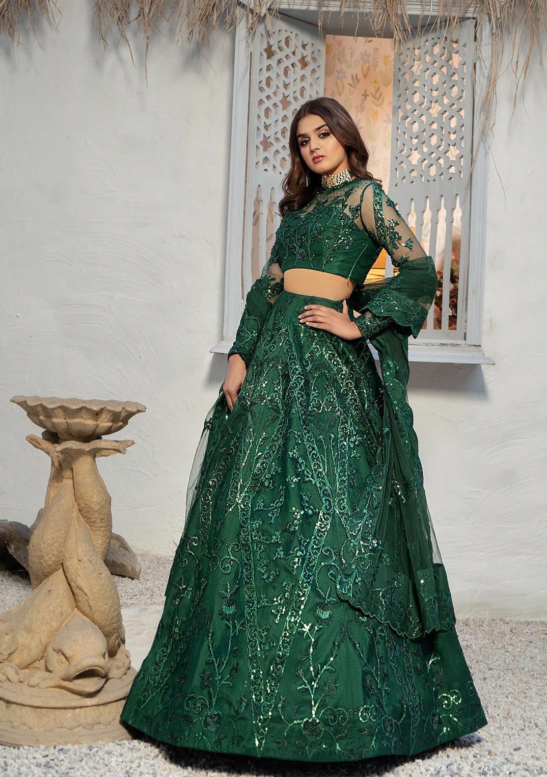 Waqas Shah | Malika E Jahan | Zannia by Waqas Shah - Designer Dress - Type: Ladies Clothes - Available at Libayah - 100% Original