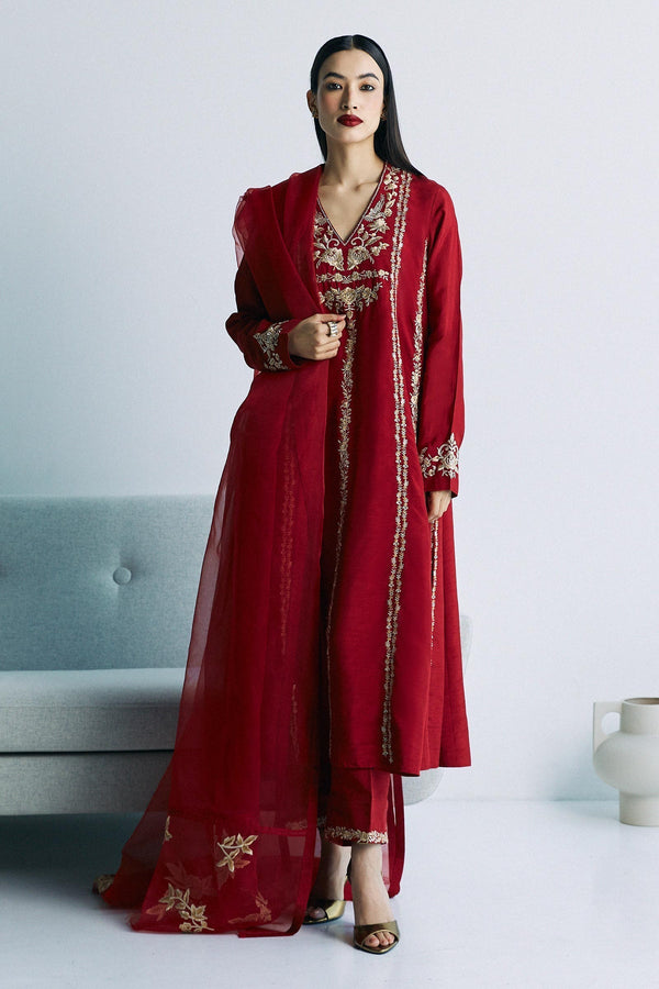 Zara Shahjahan | Festive Eid 24 | ZC-2039 by Zara Shahjahan - Designer Dress - Type: Ladies Clothes - Available at Libayah - 100% Original