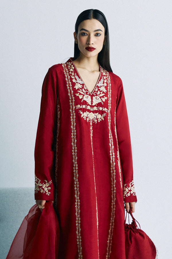 Zara Shahjahan | Festive Eid 24 | ZC-2039 by Zara Shahjahan - Designer Dress - Type: Ladies Clothes - Available at Libayah - 100% Original