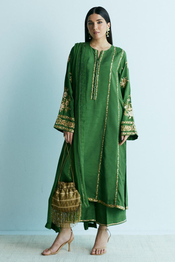 Zara Shahjahan | Festive Eid 24 | ZC-2025 by Zara Shahjahan - Designer Dress - Type: Ladies Clothes - Available at Libayah - 100% Original