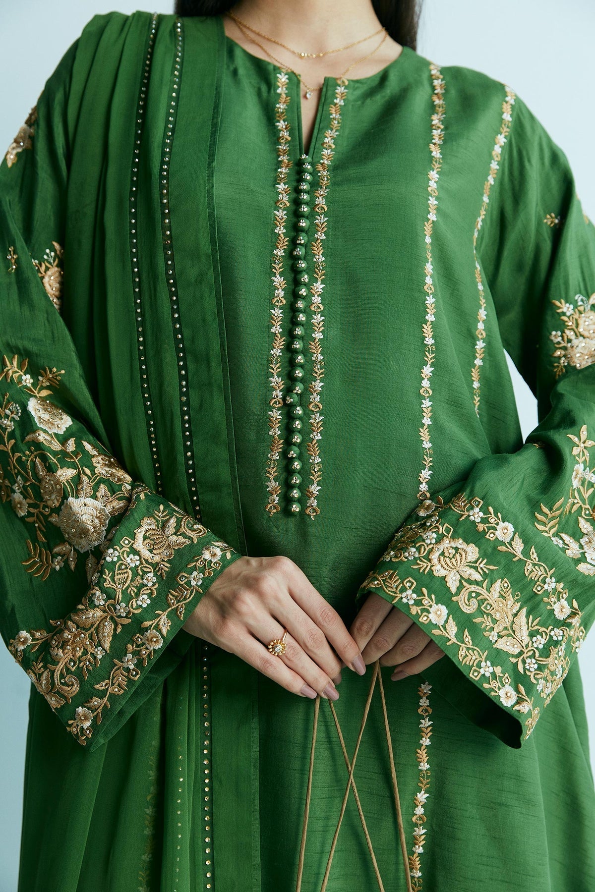 Zara Shahjahan | Festive Eid 24 | ZC-2025 by Zara Shahjahan - Designer Dress - Type: Ladies Clothes - Available at Libayah - 100% Original