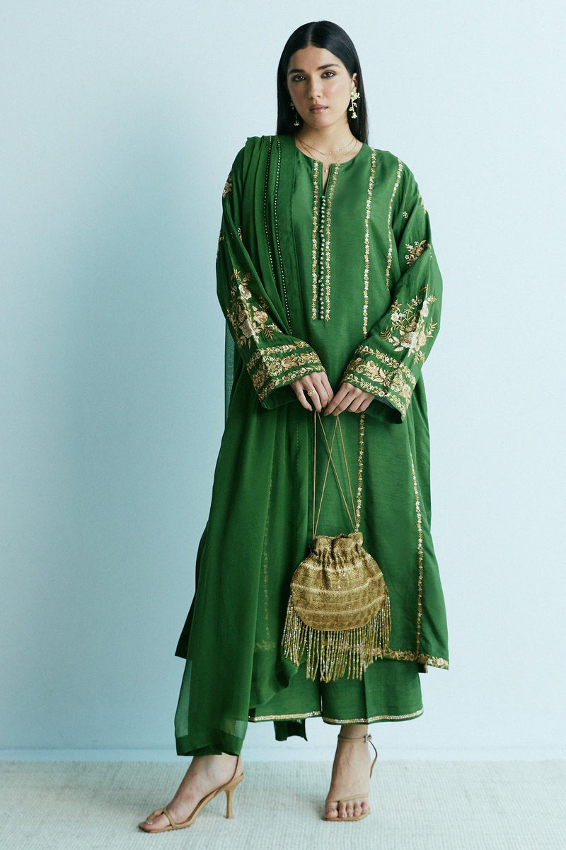 Zara Shahjahan | Festive Eid 24 | ZC-2025 by Zara Shahjahan - Designer Dress - Type: Ladies Clothes - Available at Libayah - 100% Original