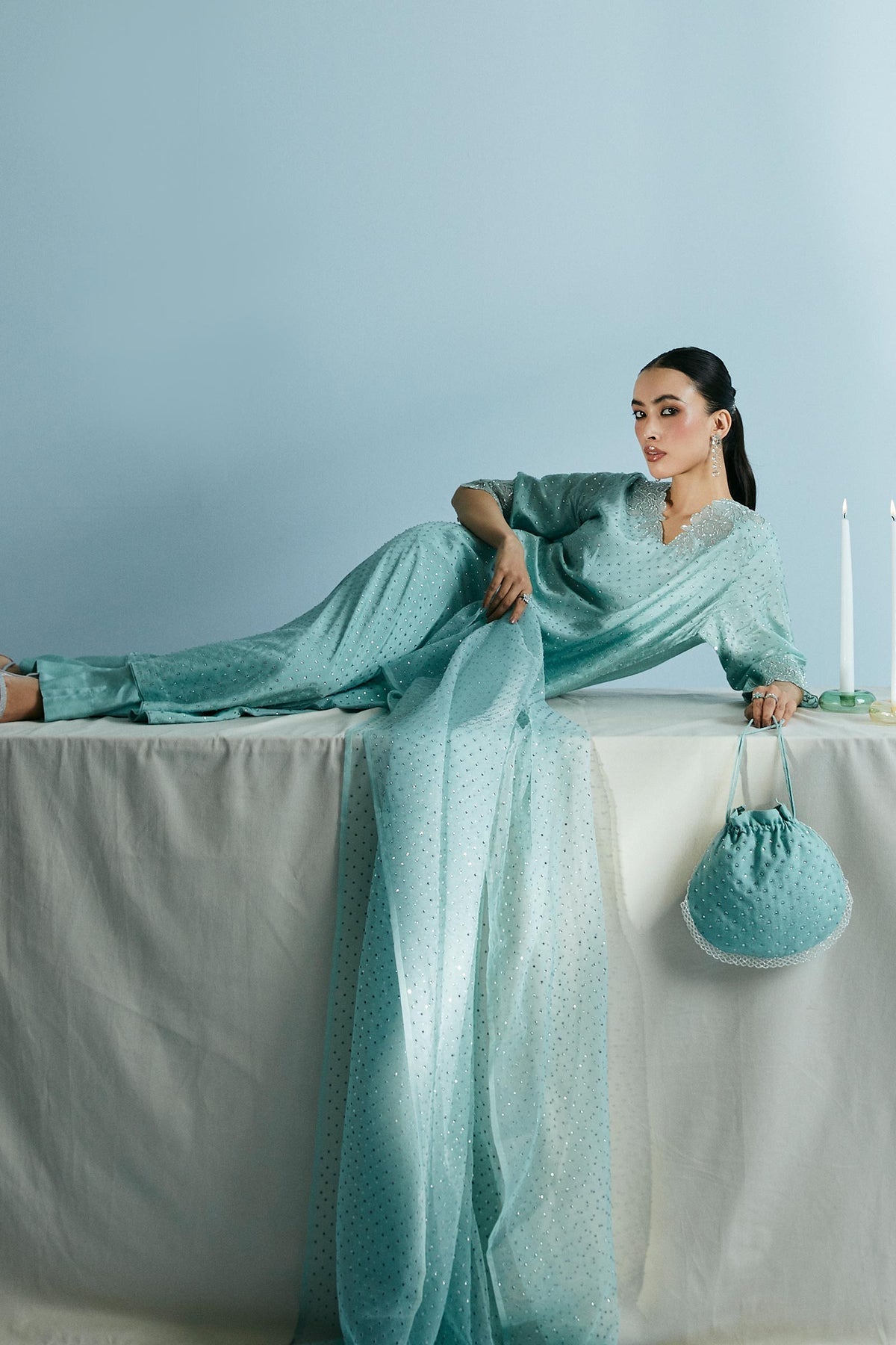 Zara Shahjahan | Festive Eid 24 | ZC-2029 by Zara Shahjahan - Designer Dress - Type: Ladies Clothes - Available at Libayah - 100% Original