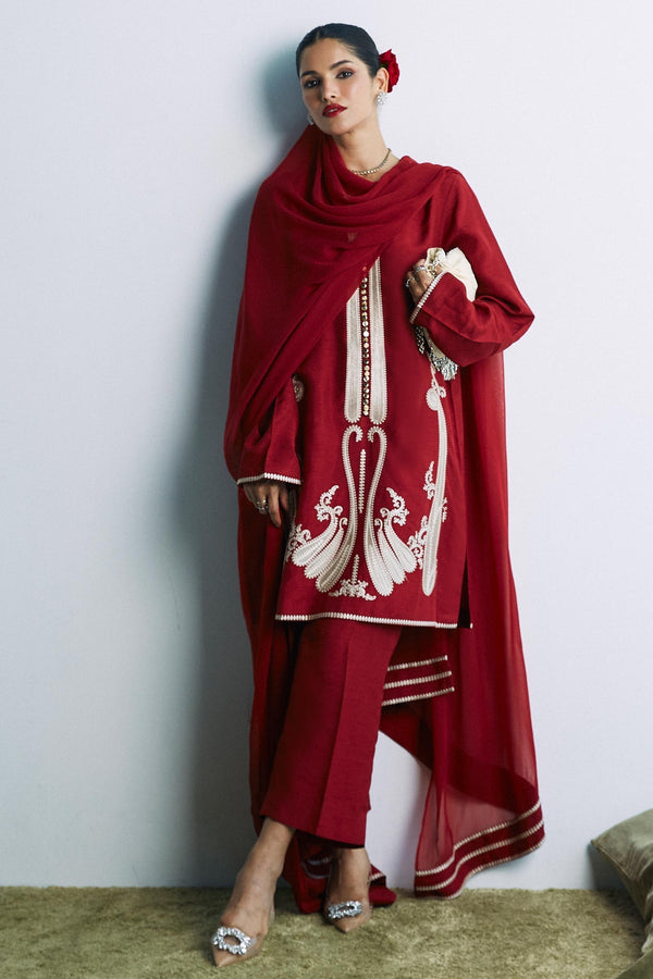 Zara Shahjahan | Festive Eid 24 | ZC-2031 by Zara Sahjahan - Designer Dress - Type: Ladies Clothes - Available at Libayah - 100% Original