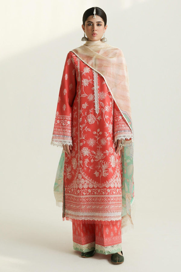 Zara Shahjahan | Luxury Lawn 24 | MAHI-1A by Zara Shahjahan - Designer Dress - Type: Ladies Clothes - Available at Libayah - 100% Original