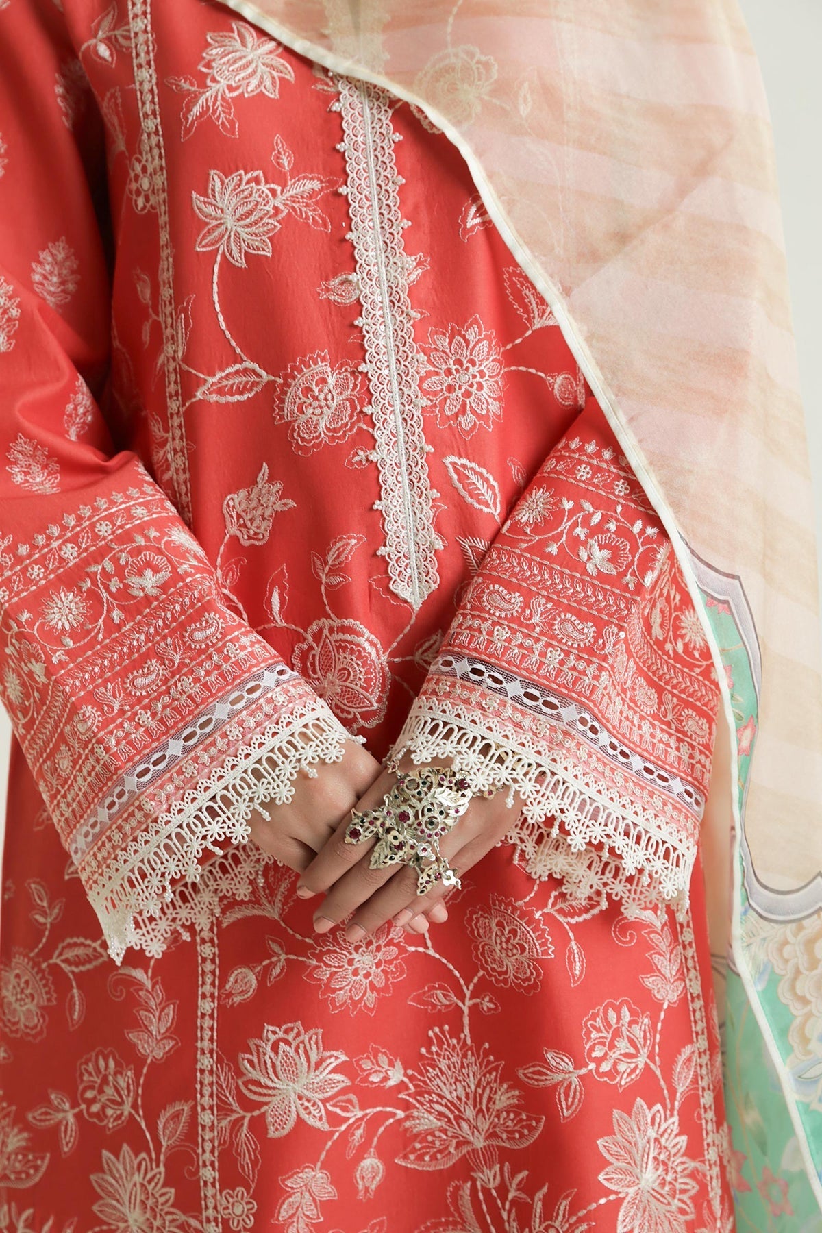 Zara Shahjahan | Luxury Lawn 24 | MAHI-1A by Zara Shahjahan - Designer Dress - Type: Ladies Clothes - Available at Libayah - 100% Original