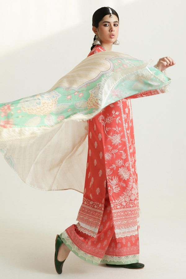 Zara Shahjahan | Luxury Lawn 24 | MAHI-1A by Zara Shahjahan - Designer Dress - Type: Ladies Clothes - Available at Libayah - 100% Original