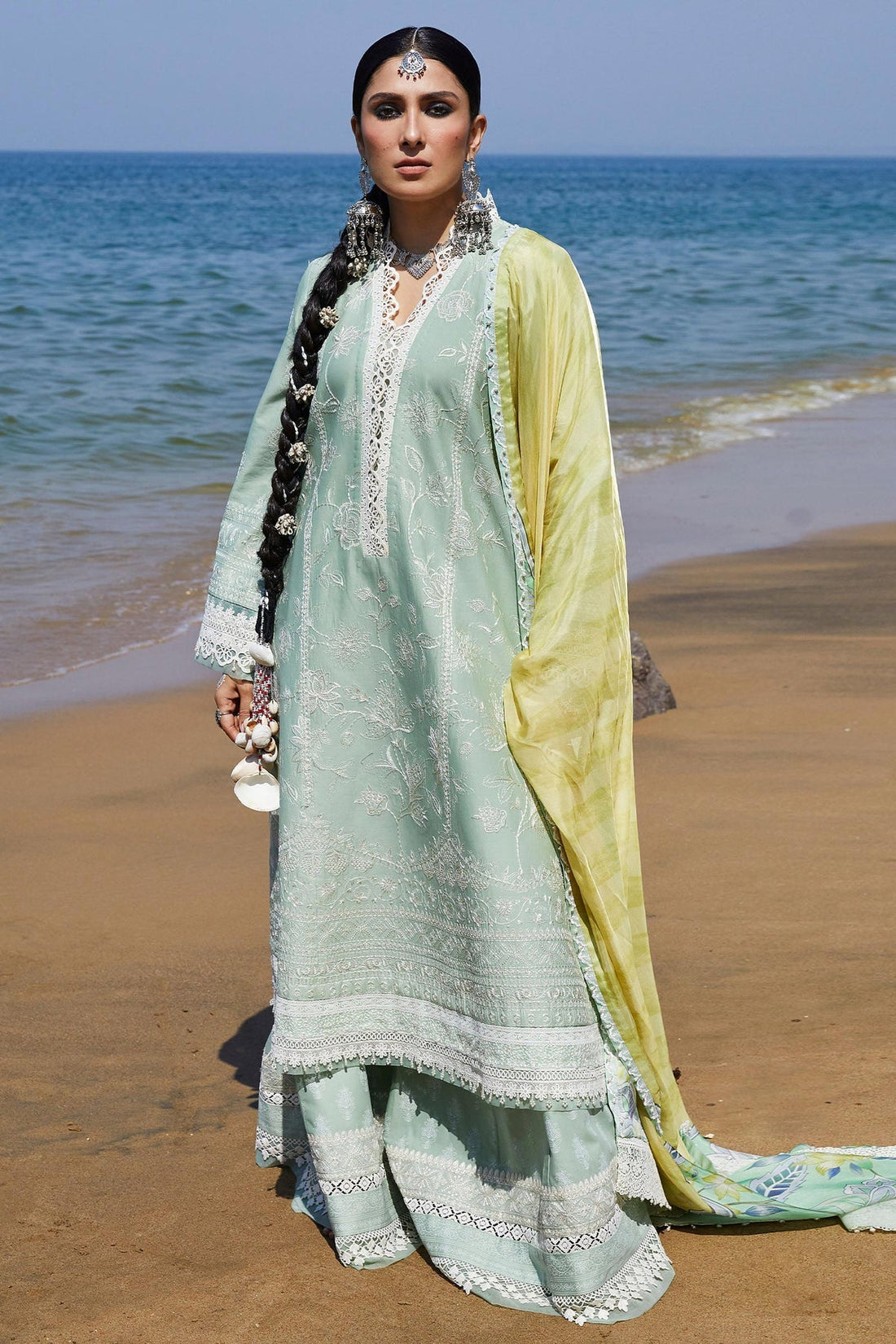 Zara Shahjahan | Luxury Lawn 24 | MAHI-1B by Zara Shahjahan - Designer Dress - Type: Ladies Clothes - Available at Libayah - 100% Original