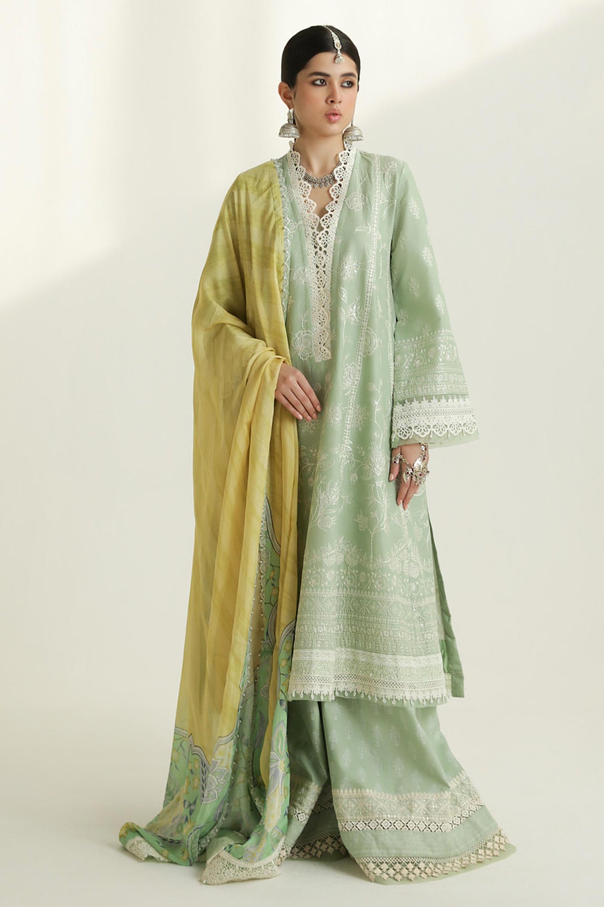 Zara Shahjahan | Luxury Lawn 24 | MAHI-1B by Zara Shahjahan - Designer Dress - Type: Ladies Clothes - Available at Libayah - 100% Original