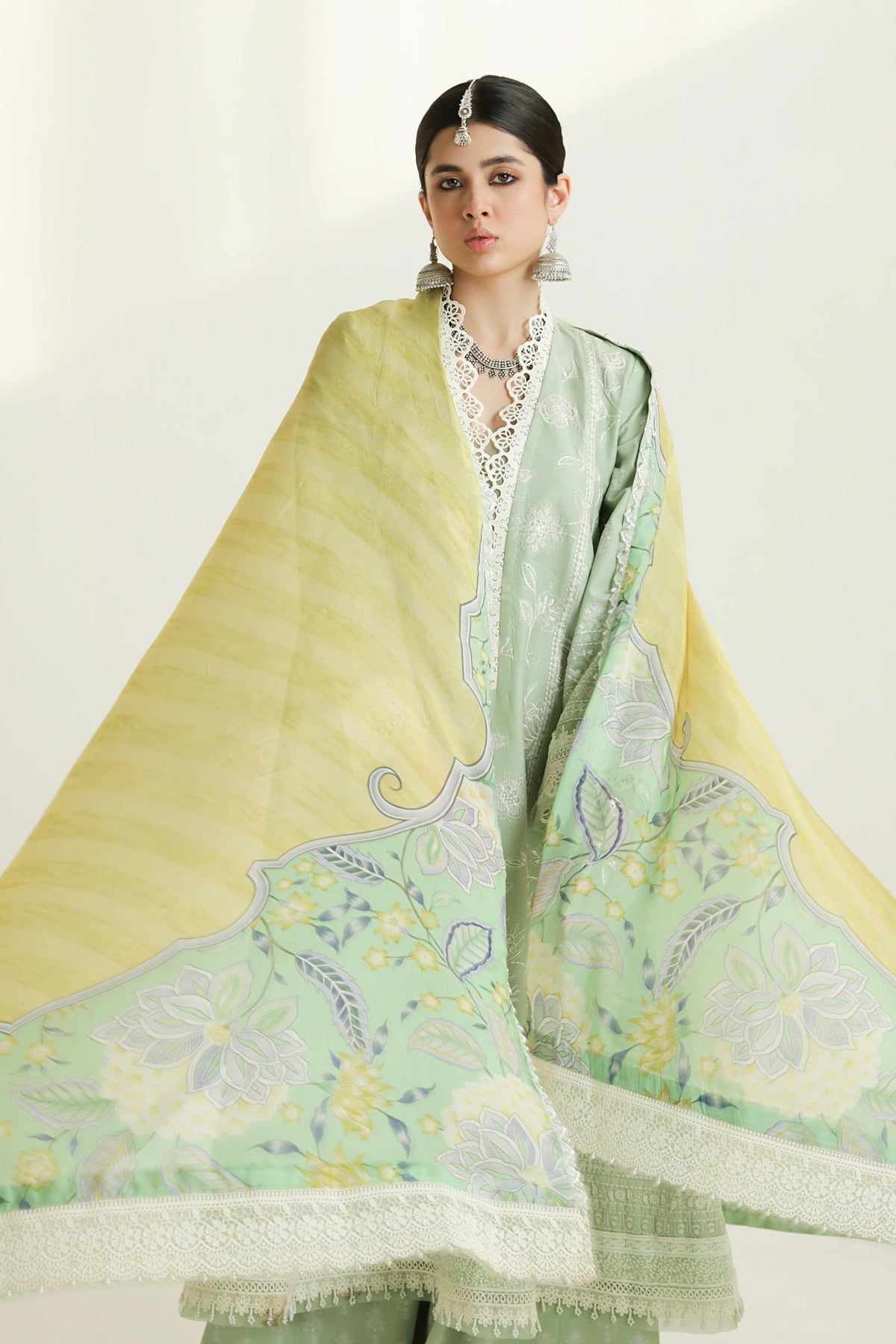 Zara Shahjahan | Luxury Lawn 24 | MAHI-1B by Zara Shahjahan - Designer Dress - Type: Ladies Clothes - Available at Libayah - 100% Original