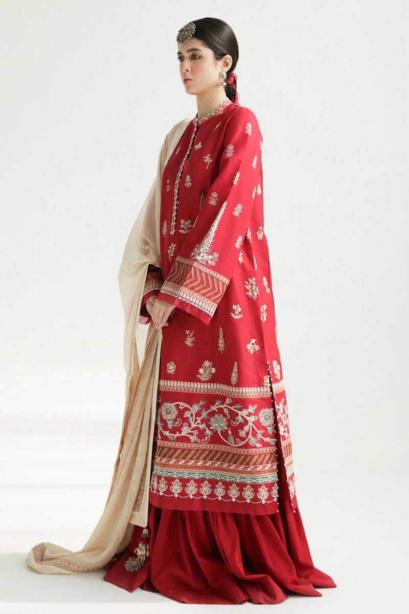 Zara Shahjahan | Luxury Lawn 24 | MYRA-14A by Zara Shahjahan - Designer Dress - Type: Ladies Clothes - Available at Libayah - 100% Original