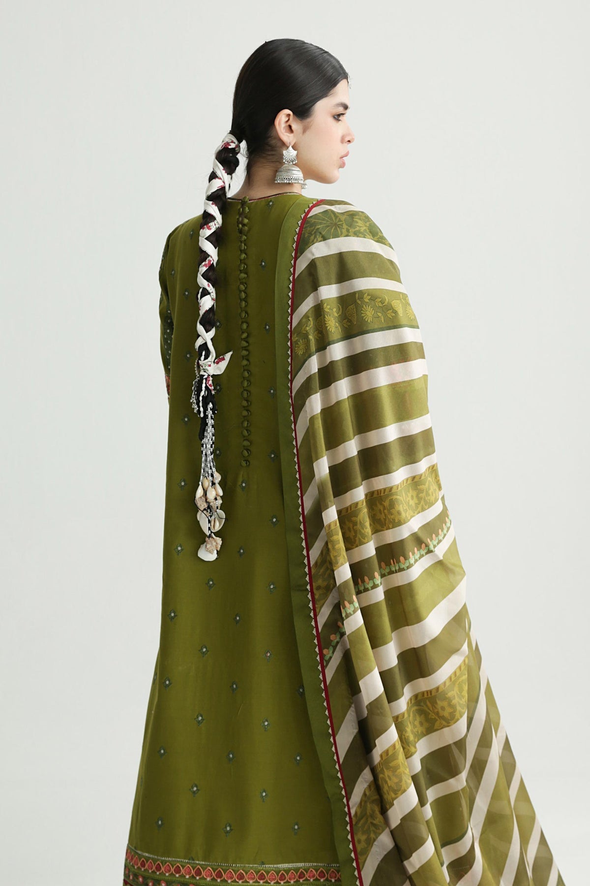 Zara Shahjahan | Luxury Lawn 24 | AAINA-8B by Zara Sahjahan - Designer Dress - Type: Ladies Clothes - Available at Libayah - 100% Original