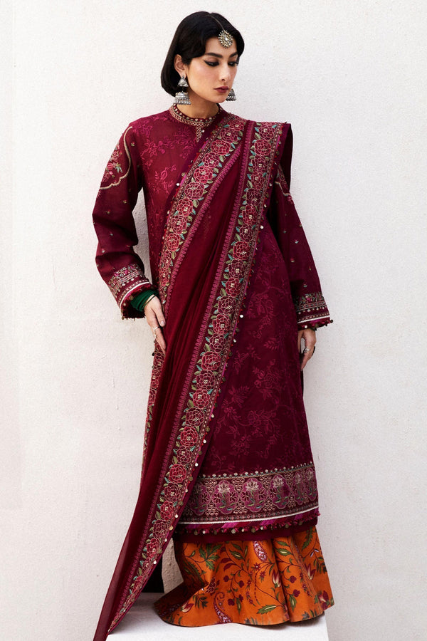 Zara Shahjahan | Luxury Lawn 24 | PARSA-9A by Zara Sahjahan - Designer Dress - Type: Ladies Clothes - Available at Libayah - 100% Original