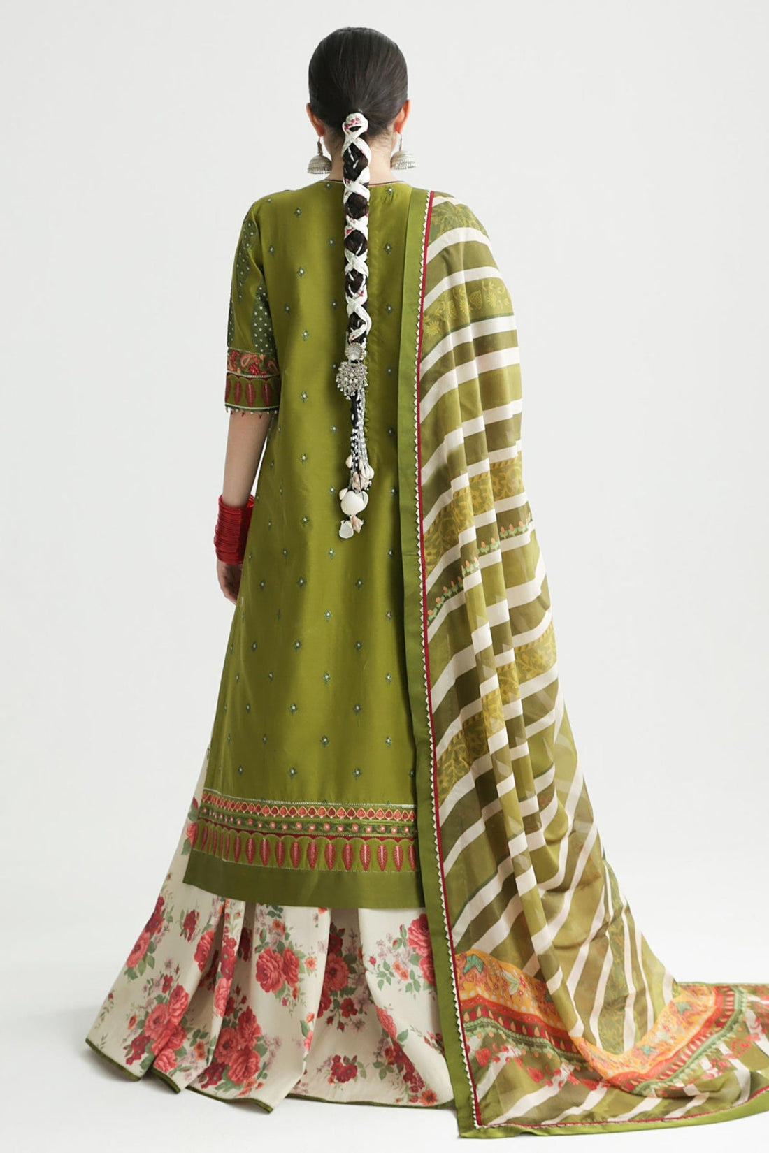 Zara Shahjahan | Luxury Lawn 24 | AAINA-8B by Zara Sahjahan - Designer Dress - Type: Ladies Clothes - Available at Libayah - 100% Original