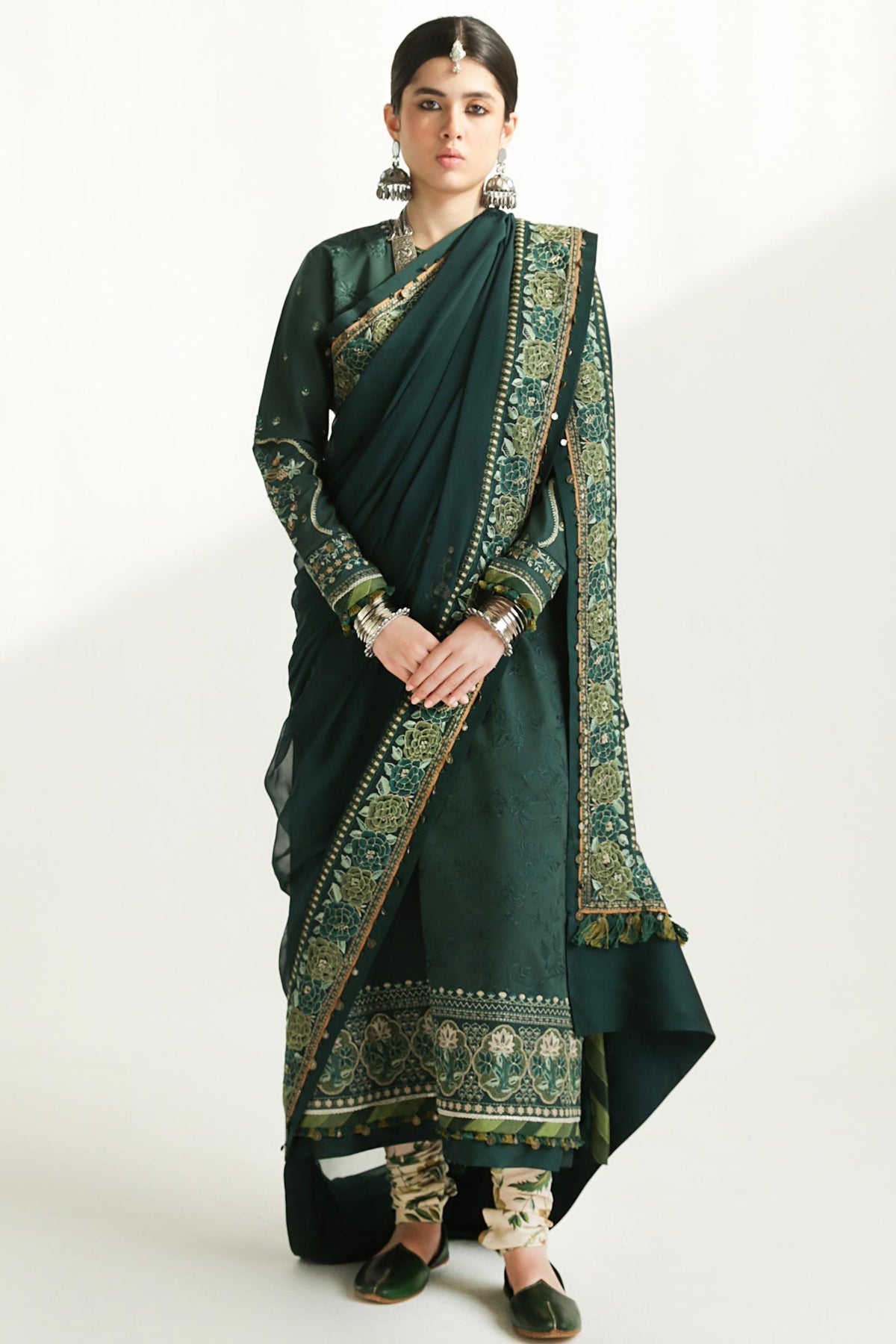 Zara Shahjahan | Luxury Lawn 24 | PARSA-9B by Zara Sahjahan - Designer Dress - Type: Ladies Clothes - Available at Libayah - 100% Original