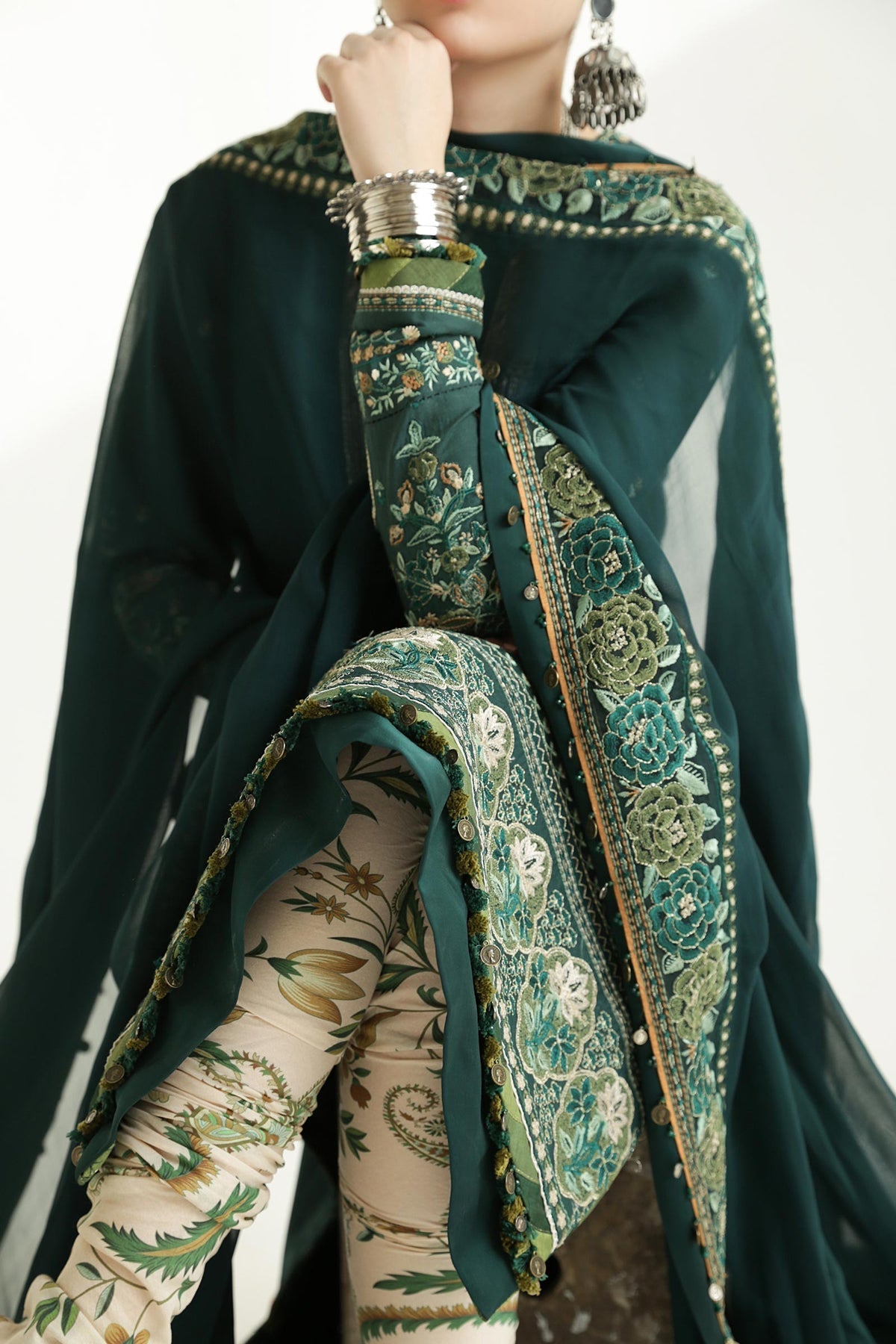 Zara Shahjahan | Luxury Lawn 24 | PARSA-9B by Zara Sahjahan - Designer Dress - Type: Ladies Clothes - Available at Libayah - 100% Original