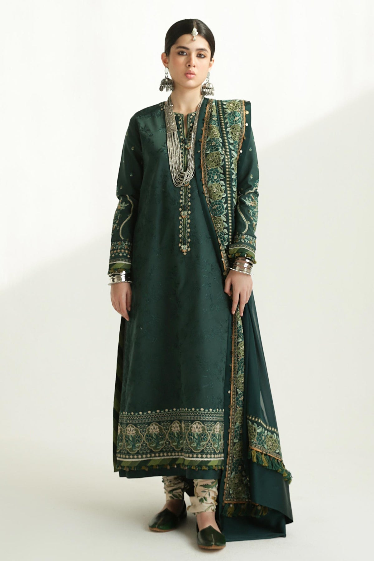 Zara Shahjahan | Luxury Lawn 24 | PARSA-9B by Zara Sahjahan - Designer Dress - Type: Ladies Clothes - Available at Libayah - 100% Original