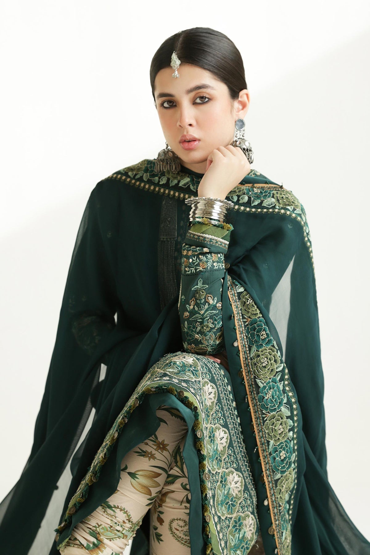 Zara Shahjahan | Luxury Lawn 24 | PARSA-9B by Zara Sahjahan - Designer Dress - Type: Ladies Clothes - Available at Libayah - 100% Original