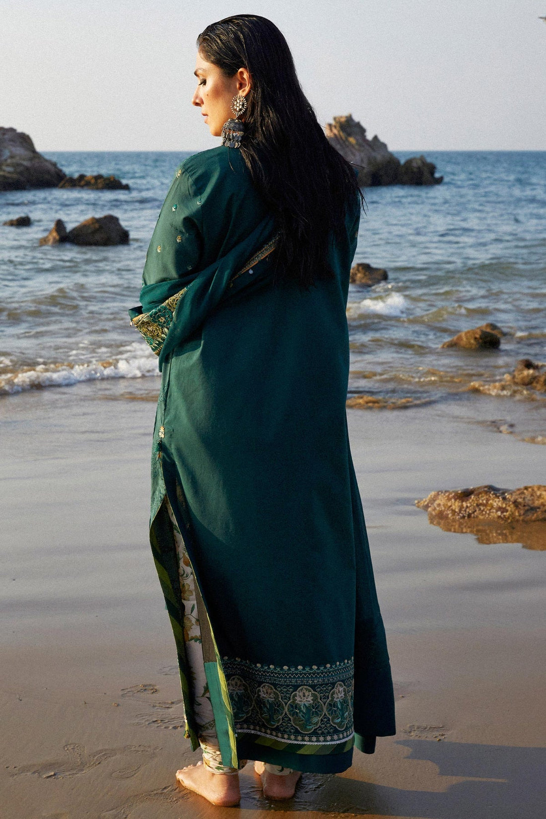 Zara Shahjahan | Luxury Lawn 24 | PARSA-9B by Zara Sahjahan - Designer Dress - Type: Ladies Clothes - Available at Libayah - 100% Original