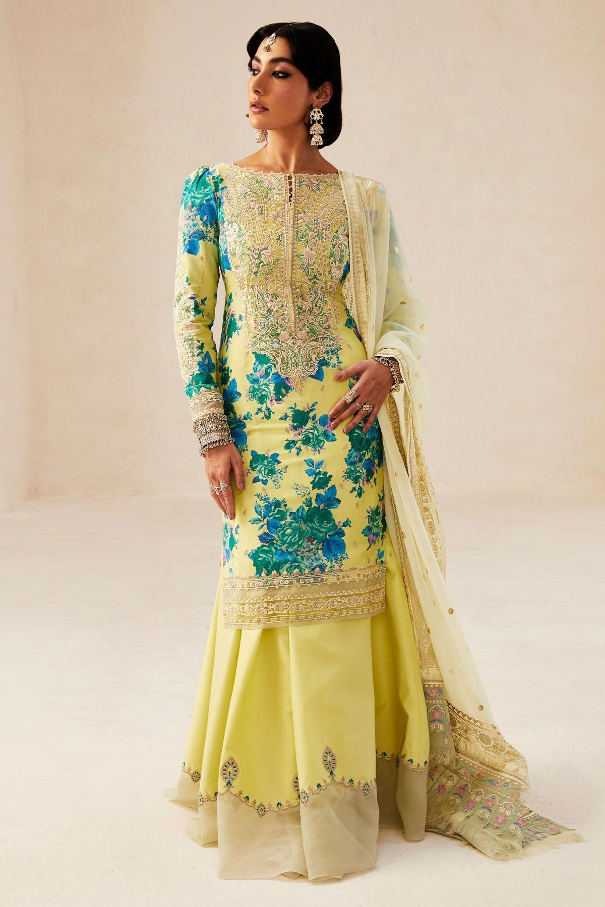 Zara Shahjahan | Luxury Lawn 24 | PHOOL KARI-13A by Zara Sahjahan - Designer Dress - Type: Ladies Clothes - Available at Libayah - 100% Original