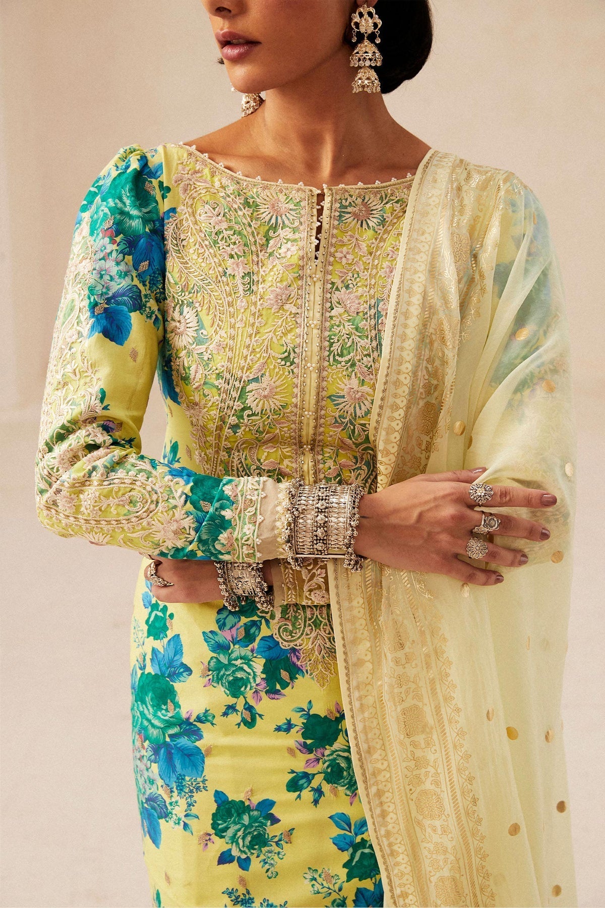 Zara Shahjahan | Luxury Lawn 24 | PHOOL KARI-13A by Zara Sahjahan - Designer Dress - Type: Ladies Clothes - Available at Libayah - 100% Original