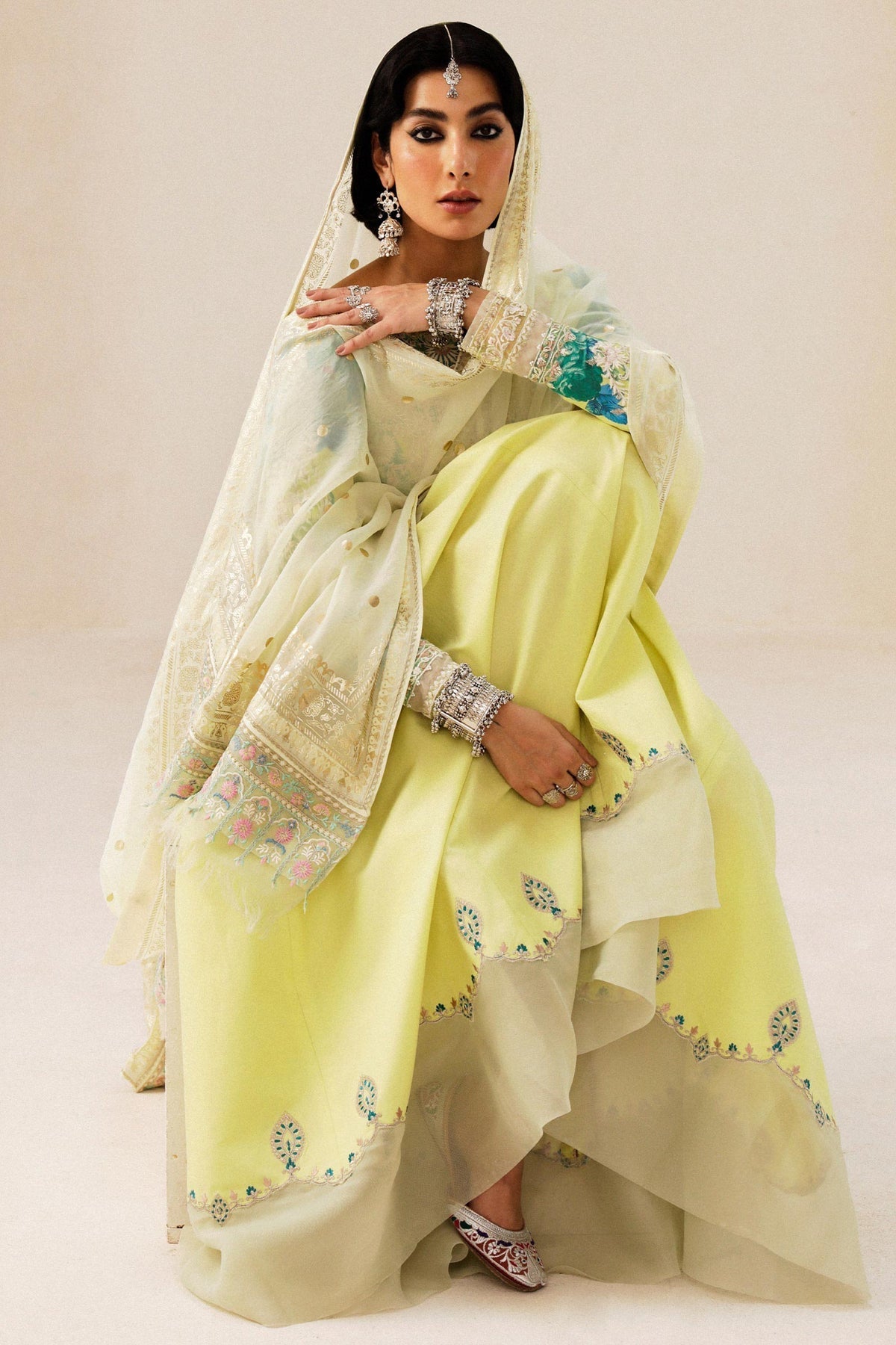 Zara Shahjahan | Luxury Lawn 24 | PHOOL KARI-13A by Zara Sahjahan - Designer Dress - Type: Ladies Clothes - Available at Libayah - 100% Original