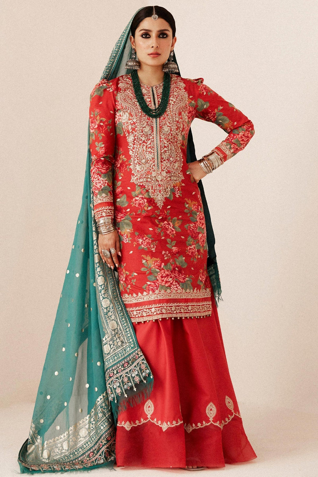 Zara Shahjahan | Luxury Lawn 24 | PHOOL KARI-13B by Zara Sahjahan - Designer Dress - Type: Ladies Clothes - Available at Libayah - 100% Original