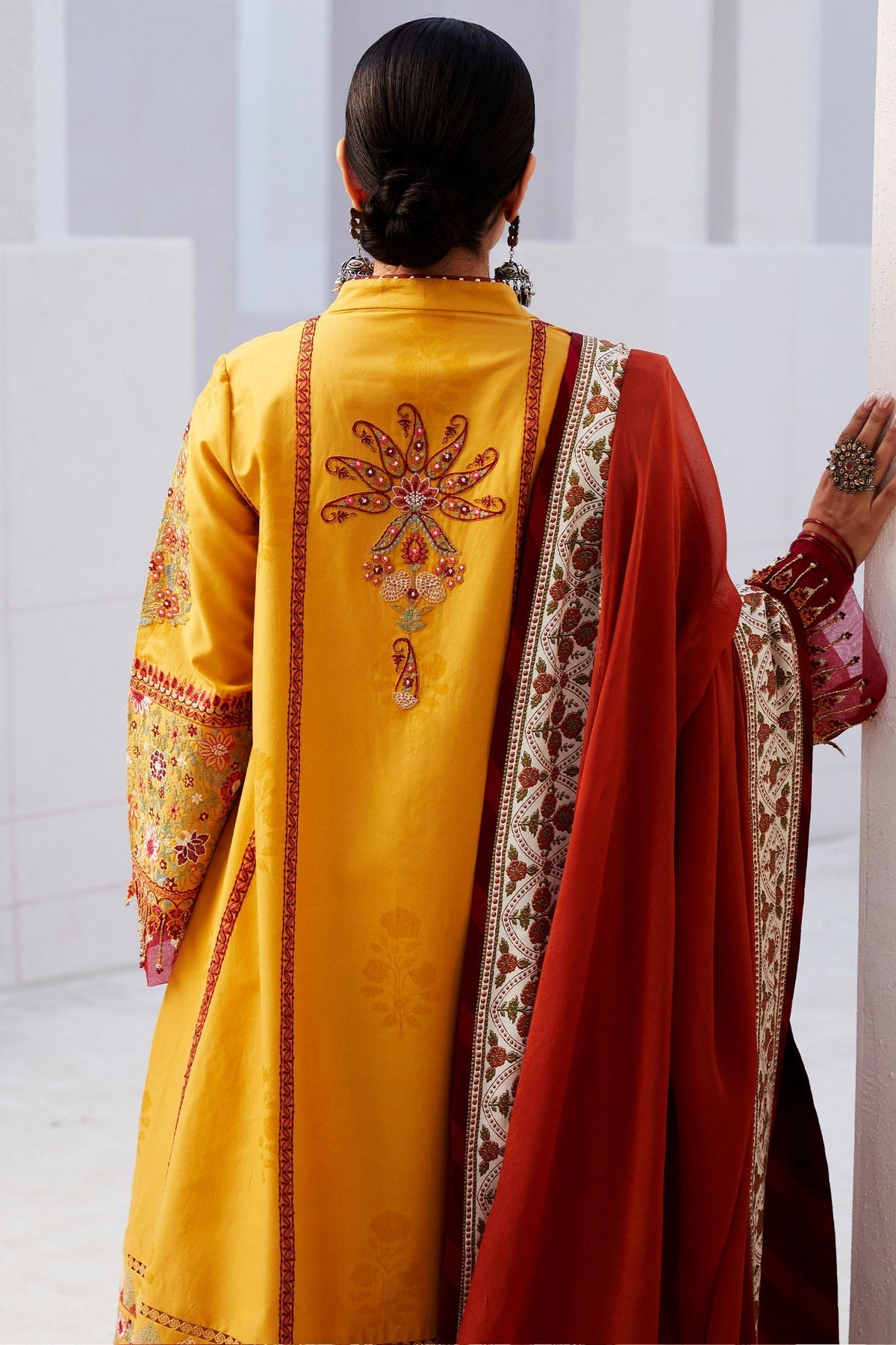 Zara Shahjahan | Luxury Lawn 24 | SANDAL-10A by Zara Shahjahan - Designer Dress - Type: Ladies Clothes - Available at Libayah - 100% Original